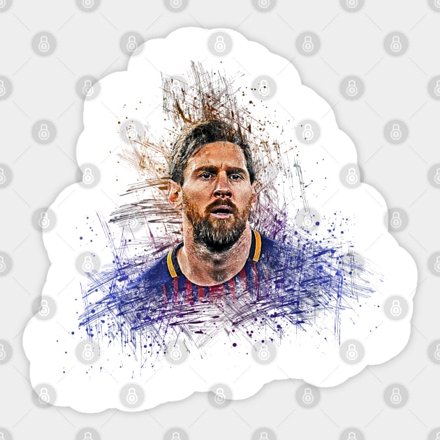 Lionel Messi Sticker by masnono